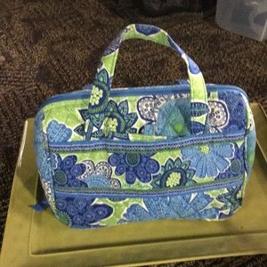 Vera Bradley cosmetic case in doodle daisy